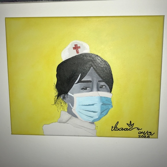 Covid 19 inspired painting - Picture 1 of 1